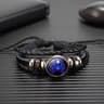 Zodiac Sign Glow Leather Bracelet Personalized Astrology Gift For Daily Style 15