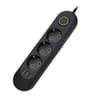 2500W Power Strip with AC Outlet  USB Ports Multiprise Extension Cord Fast Charging  Surge Prote