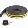 Title DIPE SelfAdhesive Door  Window Sealing Strip AntiCollision Rubber Foam Sound Insulation fo