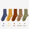 Breathable Cotton Long Socks For Men Business Dress Socks Soft  Colorful For Spring Summer 9