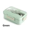 Wheat Straw Microwave Lunch Box With Spoon And Chopsticks For Kids School And Office 6