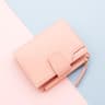 Pink Mini Wallet For Women Compact Card Holder Wallet With Coin Pocket 5