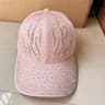 Luxury Rhinestone Baseball Cap Breathable Bling Sun Hat With Adjustable Fit For Fashion  Everyday W 7