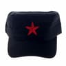 Authentic Style Red Cotton Military Cap With Iconic Star Red Cotton Military Cap Mao Hat For Street 6