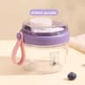 Double Layer Portable Salad Cup  Yogurt Container With Lid Dispenser 6