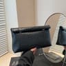 Elegant Stone Pattern Women Clutch Bag Large Capacity Evening Handbag 8