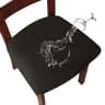 Waterproof Elastic Dining Chair Seat Cover Removable  Washable Cushion Protector 0