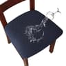 Waterproof Elastic Dining Chair Seat Cover Removable  Washable Cushion Protector 7