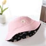 Daisy Reversible Bucket Hat Cotton Sun Hat For Beach Travel And Outdoor Wear 1