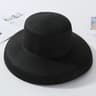 Elegant Wide Brim Straw Sun Hat Packable Beach Panama Hat For Women 4