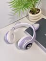 Wireless LED Cat Ear Bluetooth Headphones Foldable Deep Bass Headset 5