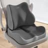Premium Memory Foam Seat Cushion With Lumbar Support Pillow Ergonomic Seat Cushion For Car  Office  7
