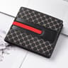 Hand Woven Slim Wallet For Men With Multi Card Slots And Coin Pocket 5