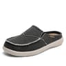 Breathable Lightweight Casual Slippers For Men Summer Canvas Slip On Half Shoes Big Size Zapatillas 6