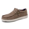 Comfortable Men Casual Shoes Slip On Canvas Loafers Non Slip Soft Moccasins Summer Walking Flats Sn 9