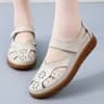 Summer Women Sandals Comfortable Ladies Girls Ankle Hollow Round Toe Sandals Soft Beach Sole Casual 3