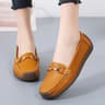 Designer Vulcanize Women Shoes Flats Leather Moccasins Sneakers Slipon Loafers Female Boat Shoes Ca 9