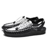 Fashion Handmade Weaving Design Summer Men Sandals Outdoor Couples Sandals Breathable Casual Flat B 16