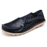 Soft Genuine Leather Womens Flats Casual Breathable SlipOn Loafers  Summer Driving Shoes 9