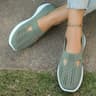 Simple Womens Summer Shoes Solid Color Mom Shoes  Lightweight Casual Sneakers 11