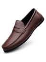 Luxury Genuine Leather Men Casual Shoes Breathable Formal Dress Loafers  SlipOn Boat Shoes For Styl 7