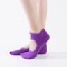 Womens Cotton Backless NonSlip Yoga Socks For Pilates Dance  Gym Breathable Barefoot Workout Slippe 11