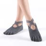 Comfortable Women Breathable Yoga Socks Five Toe Silicone NonSlip Bandage Pilates Socks For Ballet  7
