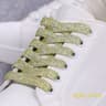 Shiny Flat Glitter Shoelaces Gold Silver Colorful Shoe Strings Athletic Running Sneakers Laces For  12