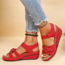 Retro Wedge Sandals For Women Soft Summer Party Shoes Comfortable Ladies Walking Sandals 5