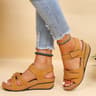 Retro Wedge Sandals For Women Soft Summer Party Shoes Comfortable Ladies Walking Sandals 6
