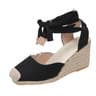 Comfortable Womens Casual Shoes Espadrille Ankle Strap Sandals Breathable Flax Hemp Canvas Slippers 7