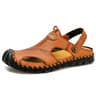 High Quality Genuine Leather Mens Sandals Summer Outdoor Beach Shoes Soft Comfortable Slippers For  5