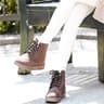 New Autumn And Winter Fashion Womens Short Boots Casual Comfortable Plus Velvet Warm Solid Color Cr 8