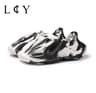 Personalized Lace Up Beach Shoes For Men And Women Summer Anti Slip Designer Dyeing Hollow Outdoor  5