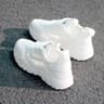 Breathable Mesh Sneakers Womens Casual Shoes Comfortable White Flat Vulcanized Shoes 6