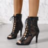 Open Toe High Heels Womens Sandals Casual Latin Dance Shoes Ballroom Footwear 7