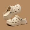 Womens Summer Platform Sandals Eva Clogs With Thick Sole Non Slip Beach Shoes For Women Hollow Out  6