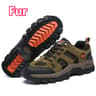 Fashion Waterproof Outdoor Hiking Shoes Men And Women Lace Up Trail Running Sneakers Warm Fur Winte 9