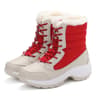 Winter Women Heels Boots Waterproof Platform Ankle Boots Plush Snow Boots Warm Outdoor Short Boots  9
