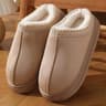 Plush Winter Home Cozy Slippers For Women Cotton Warm Non Slip Indoor Platform Shoes 7