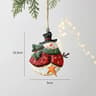 Christmas Hanging Decoration Nordic Angel Cartoon Soldiers Ornaments Double Sided Iron Art Tree Dro 33