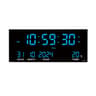 Digital Large Wall Clock LED Display Alarm Temperature Date Calendar Alarm Settings Plug In Electro
