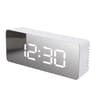 Mirror LED Digital Alarm Clock Temperature Display Smart Night Light Bedroom Vanity Office Use 4