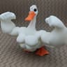 1pc Muscle Duck Statue Whimsical Figurine Cute Bookshelf Desktop Decor Multifunctional Indoor Outdo 5