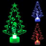 LED Mini Night Lights Snowman Lamp Colorful Flashing Lights Christmas Ornament Birthday Party Decor 5