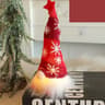 LED Light Plush Christmas Faceless Doll Gnome Ornaments Tree Pendant Decorations 5