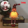 LED Light Plush Christmas Faceless Doll Gnome Ornaments Tree Pendant Decorations 6