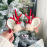 Kawaii Christmas Ear Hair Clip Santa Snowman Xmas Party Barrettes For Kids Cosplay Headwear 22