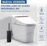 Stainless Steel Toilet Bowl Brush And Holder Long Handle For Deep Cleaning And Bathroom Organizatio 5
