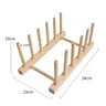 Wooden Kitchen Organizer Pot Lid Holder Plate Storage Rack And Multifunction Shelf For Cups Cutting 7